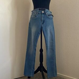 Women's Straight Leg Jeans - Blue
